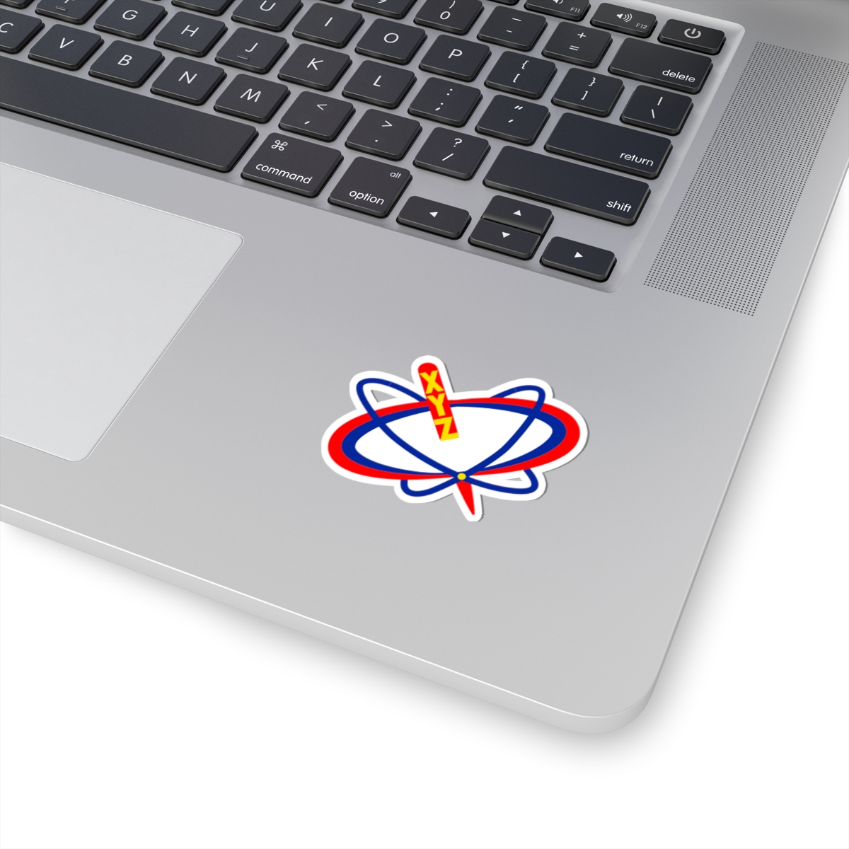 Brand Mark Sticker — “The Axis Puzzle” Logo Kiss-Cut Sticker - Image 2