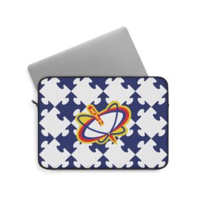 The Axis Puzzle™ Jigsaw Laptop Sleeve — Navy Puzzle Pattern Protective Case
