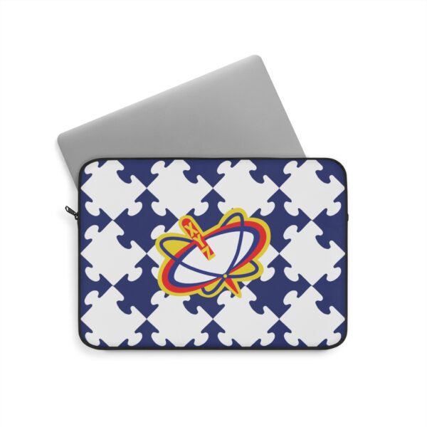 The Axis Puzzle™ Jigsaw Laptop Sleeve — Navy Puzzle Pattern Protective Case